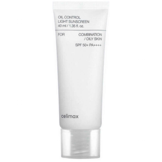 Солнцезащитный крем лёгкий себорегулирующий Celimax Oil Control Light Sunscreen SPF50+PA++++