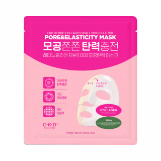 Коллагеновая маска для лица подтягивающая CKD Retino Collagen Small Molecule 300 Pore & Elasticity Mask